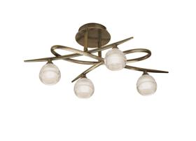 Loop AB Ceiling Lights Mantra Semi Flush Fittings Loop AB Ceiling Lights Mantra Semi Flush Fittings